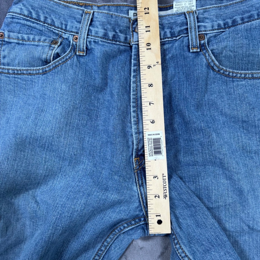 Levis 559 Mens Relaxed Straight Leg Jeans Medium Wash Blue 33x34 005590754 - Picture 9 of 11